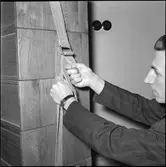 Instruktion för emballering med sadelgjord.