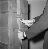 Instruktion för emballering med sadelgjord.