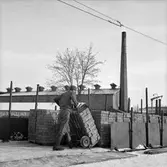 Tegellastning på Sala station.