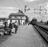 Statens Järnvägar, SJ Dk 564. Järvsö station. Första järnvägen öppnades 1879 mellan Bollnäs och Järvsö.