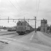 Statens Järnvägar, SJ M 619. Godståg med M- boggiglok för kurvrika Norrlandslinjen.  Litterat M till 1956. KJ 88 motorer på 440 kW. Stålvagnkorg. Boggietapavstånd 8,6 m. Boggieaxelavstånd 2,2 + 2 m. Slopad 1979. Skrotad 1981 i Vislanda.