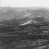 Göteborg. Sannegårdens bangård.