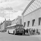 Turisttur SJ Nordkalotten
Nordkapsturen. Luleå, bussen vid shoppingcentrum.