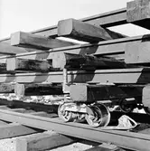 Järnvägsbygge, Morjärv - Kalix.
(spårarbete, spårtransport)