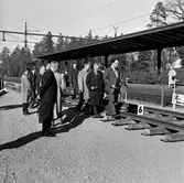 ORE-kongress besöker Bantekniska Byråns, Bbr, anläggning i Stuvsta.