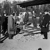 ORE-kongress besöker Bantekniska Byråns, Bbr, anläggning i Stuvsta.