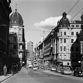 Kungsgatan,  Korsningen Klara Norra Kyrkogata.