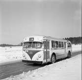 Statens Järnvägar, SJ buss 2722, Vägbuss, Scania Vabis, typ Capitol.