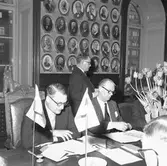 Plenarföredrag i  Plenisalen Styrelsen
Generaldirektör Erik Upmark till vänster i bild.