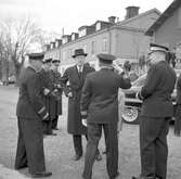 Kung Gustav VI Adolf och Kronprinsen Carl Gustavs besök på M/S Trelleborg
Generaldirektör Erik Upmark