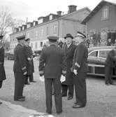 Kung Gustav VI Adolf och Kronprinsen Carl Gustavs besök på M/S Trelleborg
Generaldirektör Erik Upmark