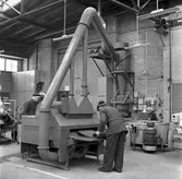 Dammsugare för gångmattor, vagnhallen Hagalund