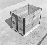 Statens Järnvägar, SJ pallbox med  pallkrage