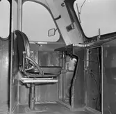 Statens Järnvägar, SJ Yo1s. Förarplats.