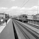 Statens Järnvägar SJ F 622 på Söderbron, på sträckan mellan Riddarholmen och Södra Mälarstrand.