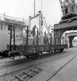 Värtahamnen. MS Sporades från Piraeus i Grekland. SJ Ore 90915