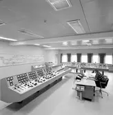 Kontrollrum för omformarstation. Matar sträckan Malmö-Hässleholm