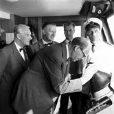 SLTF, Svenska lokaltrafik föreningen, årsmöte i Falsterbo. Bild från kommandobryggan