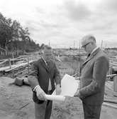 Byggnad av ny rangerbangård i Gävle