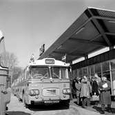 Statens Järnvägar SJ Buss 3292, SAS-terminalen vid Haga, pressvisning, Scania- Vabis CF76.
