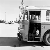 Statens Järnvägar SJ Buss 3292, Pressvisning, SAS-terminalen vid  Arlanda flygplats