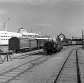 M/S Trelleborg, exteriörer, i färjeläge