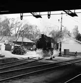 Sprängning vid Galtåsen. SJ B5 888