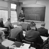 Lektion på Järnvägsskolan