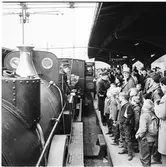 Historiska tågets resa från Stockholm till Göteborg för invigningen av Tåg 62. SJ B 3 