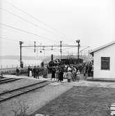 Historiska tågets resa från Stockholm till Göteborg för invigningen av Tåg 62. SJ B 3 