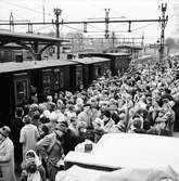 Historiska tågets resa från Stockholm till Göteborg för invigningen av Tåg 62. SJ AB 289. SJ A 103. SJ C2b 329