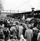 Historiska tågets resa från Stockholm till Göteborg för invigningen av Tåg 62. SJ B 3 