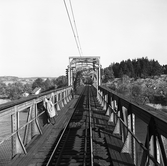 Transport Göteborg-Stenungsund. Nordreälvsbron på linjen mellan Säve och Ytterby.