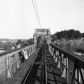 Transport Göteborg-Stenungsund. Nordreälvsbron på linjen mellan Säve och Ytterby.