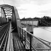 Distriktsreportage i Umeå. Ny järnvägsbro över Umeälv byggs söder om Vännäs