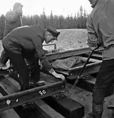 Spårläggning i Svappavaara