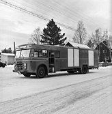 Ilgodspaket till Messlingen. SJ Landsvägsbuss 3593