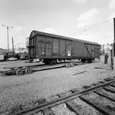 Vagnbjörntransport någonstans Västberga - Liljeholmen. Statens Järnvägar SJ Gre 51524.