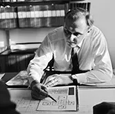 Byrådirektör (Brd) A. Göransson, Förste Byråsekreterare (Fbrs) C. Palmrud. Datacentralen Tomteboda (Tm)