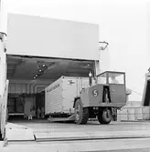 Container hantering i Göteborgs hamn.