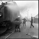 Civilförsvarsövning. Länstävlan för industribrandkårer och borgarbrandkårer