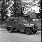 Civilförsvarsövning. Länstävlan för industribrandkårer och borgarbrandkårer