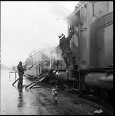 Civilförsvarsövning. Länstävlan för industribrandkårer och borgarbrandkårer