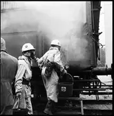 Civilförsvarsövning. Länstävlan för industribrandkårer och borgarbrandkårer