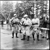 Civilförsvarsövning. Länstävlan för industribrandkårer och borgarbrandkårer