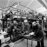 Kommunickans tryckeri. Tidningspress. Kommunikationstabell