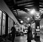 Plattform 3, väster. Ilgodståg Centralstation - Hagalund - Centralstation