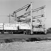 Statens Järnvägar, SJ Sds. Containerterminal. Solna