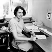 Datacentralen. Tjänsteman Ulla Toby