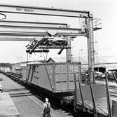 Statens Järnvägar, SJ Os 3700960-8. Norsk containertransport